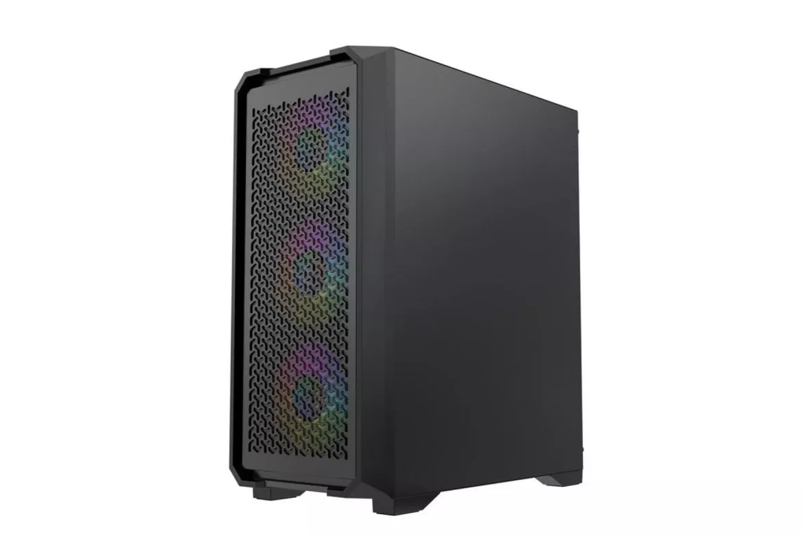 Caja PC Gaming Yeyian VAULT YCM-APVAU-G1 ATX Cristal Templado Acero Negro 4 Ventiladores