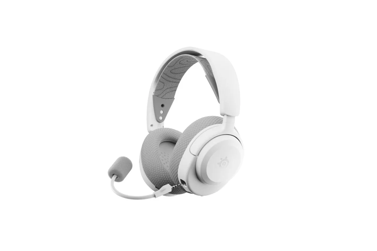 Auriculares Steelseries inalámbricos Bluetooth 5.3 con micrófono y cancelación de ruido blancos