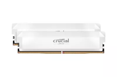 Crucial Pro Overclocking 16GB DDR5 6400MHz CL38 Blanca - Memoria RAM