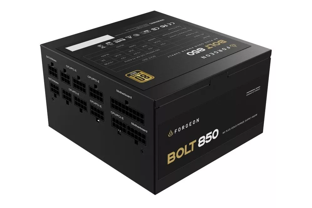 Forgeon Bolt PSU 850W 80+ Gold Full Modular Fuente de Alimentación