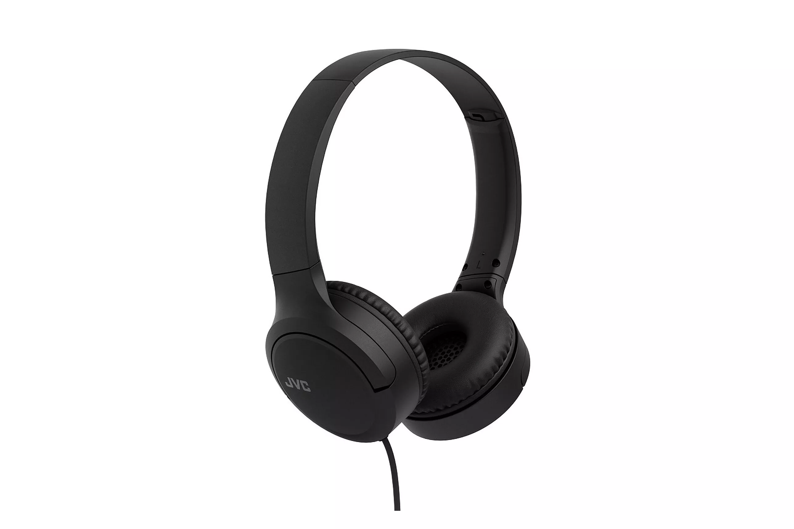 Auriculares JVC con cable USB-C plegables supraaurales negros, ideales para Hi-Fi