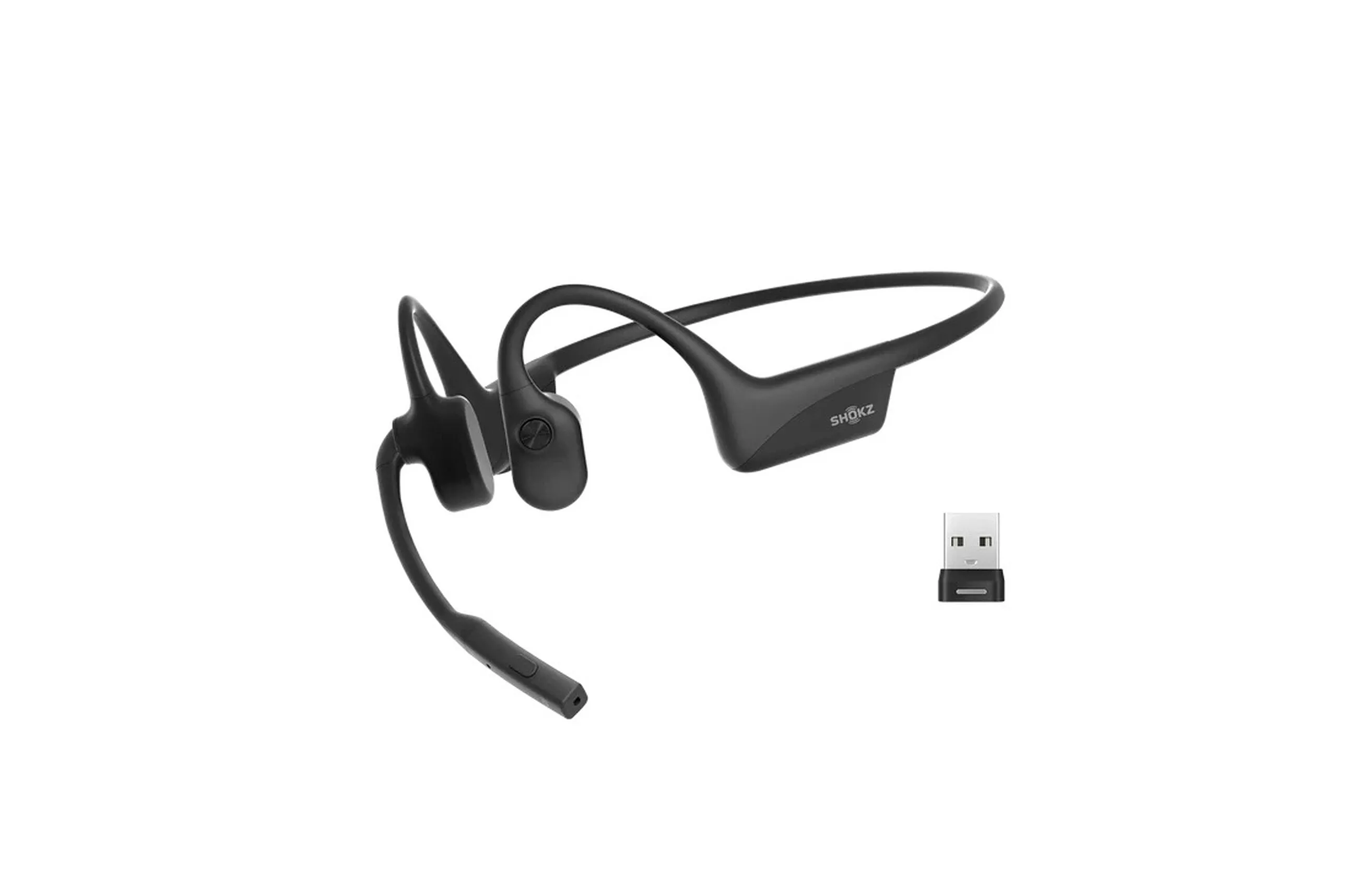 Auriculares Shokz inalámbricos Bluetooth 5.1 con micrófono y diseño abierto negro