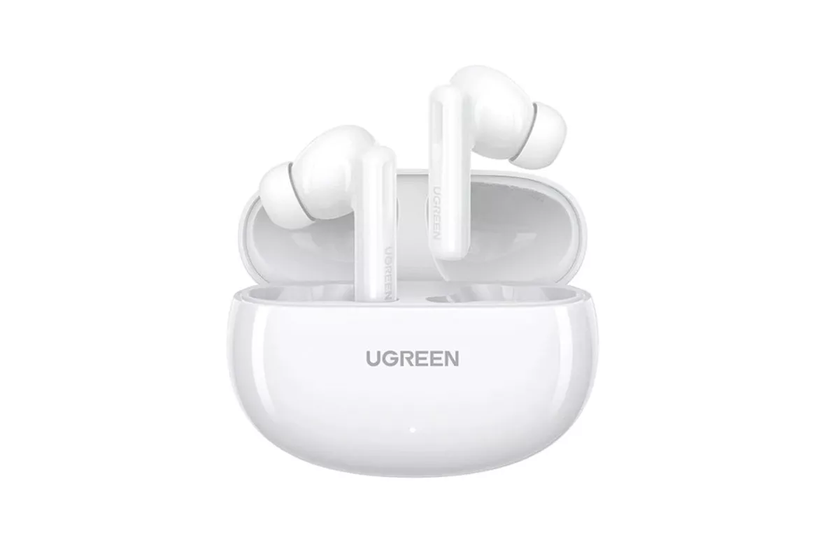 Auriculares Ugreen inalámbricos Bluetooth 5.3 con Cancelación de Ruido ANC y Modo Transparencia