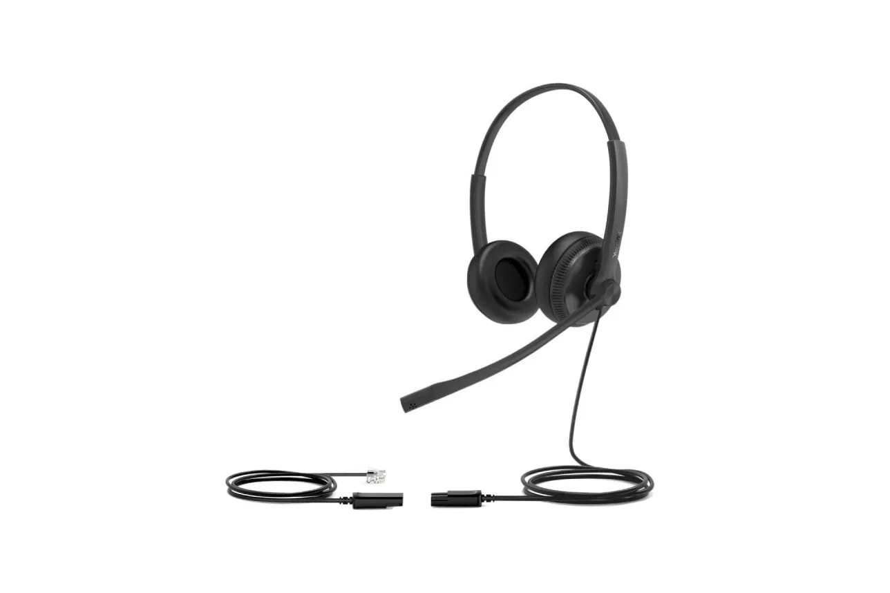 Auriculares Yealink con cable con Cancelación de Ruido y Micrófono flexible