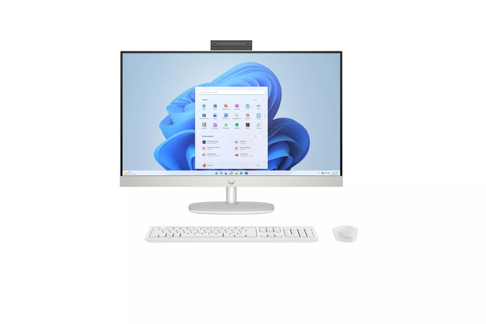 PC Sobremesa HP 24-cr0120ns i5-1335U 16GB 512GB SSD Iris Xe All-in-One Blanco