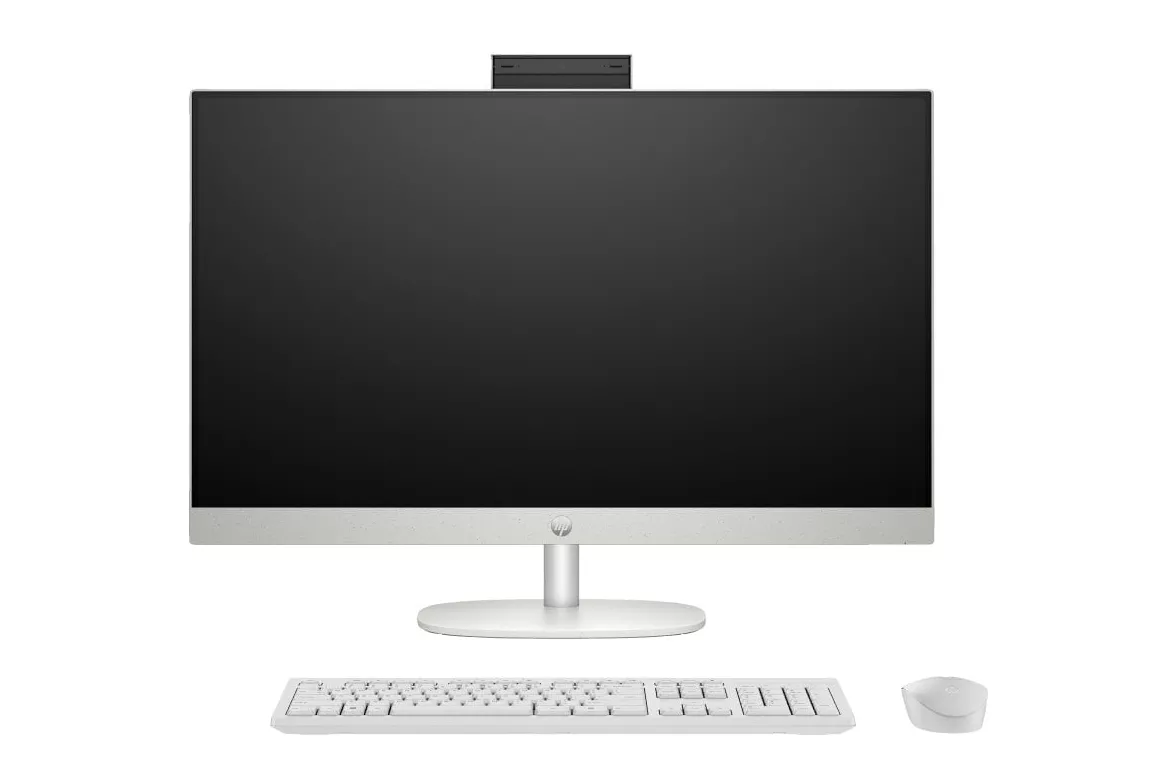 PC Sobremesa HP 27-cr0057ns Ryzen 5 16GB 512GB SSD Full HD Blanco WiFi6 AIO