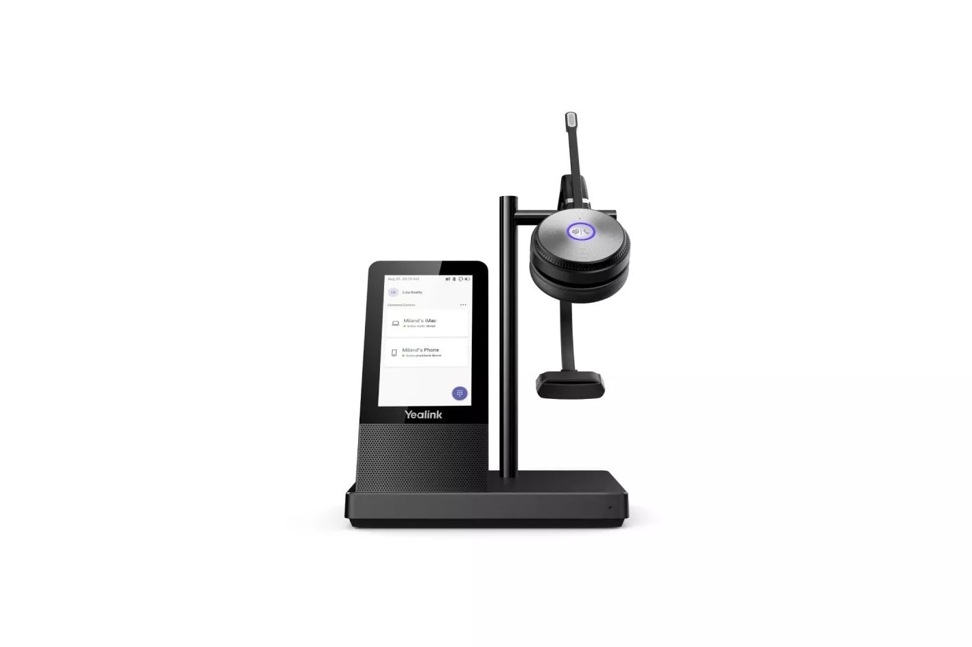 Auriculares Yealink inalámbricos Bluetooth USB-A con micrófono y cancelación de ruido