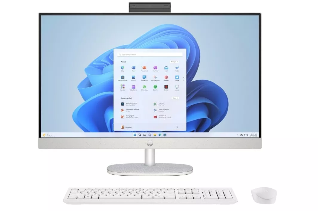 PC Sobremesa HP All-in-One 27-cr1009ns 27 Intel Core Ultra 5 125U 16GB 512GB SSD FHD Blanco