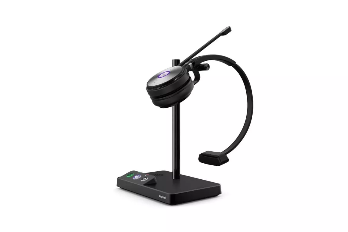 Auriculares Yealink inalámbricos DECT con Micrófono y Cancelación de Ruido