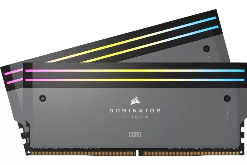 Corsair Dominator Titanium DDR5 6000MHz 32GB 2x16GB CL30 AMD EXPO Gris