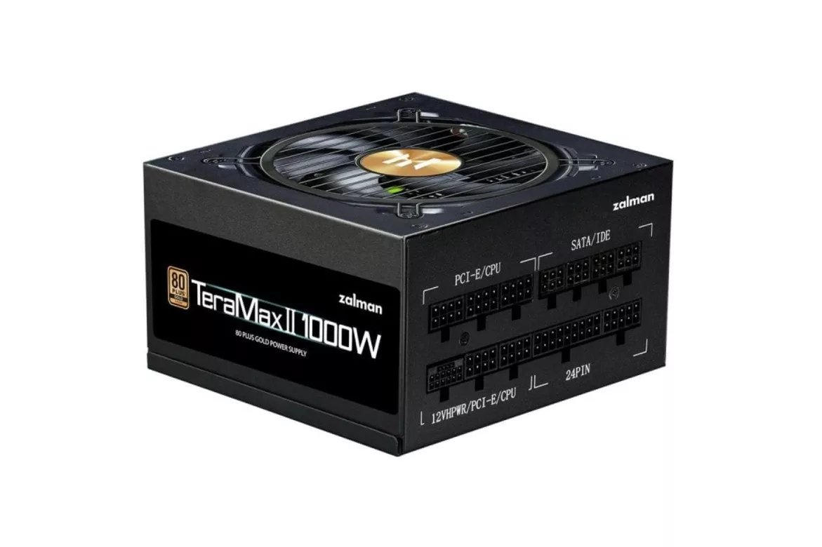 Fuente de Alimentación Zalman 1000W 80 PLUS Gold TeraMax TMX2 Modular Protecciones Avanzadas