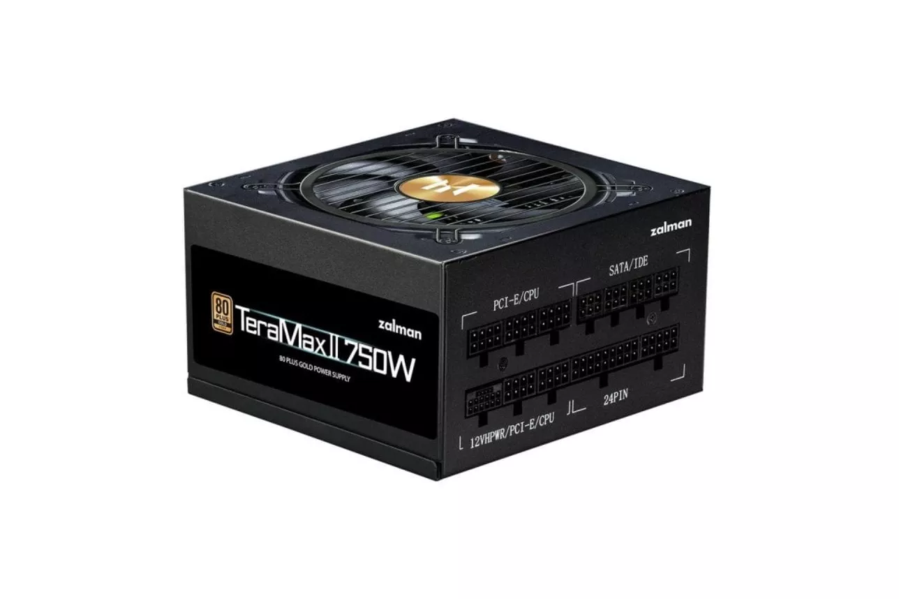 Fuente de Alimentación Zalman 750W TeraMax TMX2 Modular Ventilador Silencioso Protecciones Avanzadas