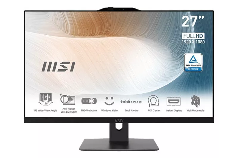 PC Todo En Uno MSI Modern AM272P 12M-843ES i7-1255U 16GB 512GB +1TB 27
