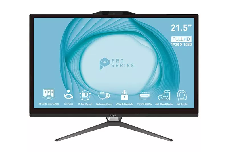 PC Todo En Uno MSI PRO AP222T 13M-002EU i3-13100 8GB 256GB 22