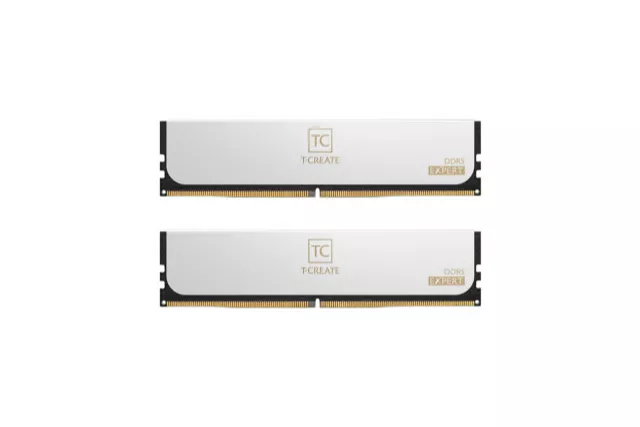 Memoria DDR5 Team Group T-Create Expert 48GB 2x24GB 6400MHz CL32 EXPO-XMP Blanco