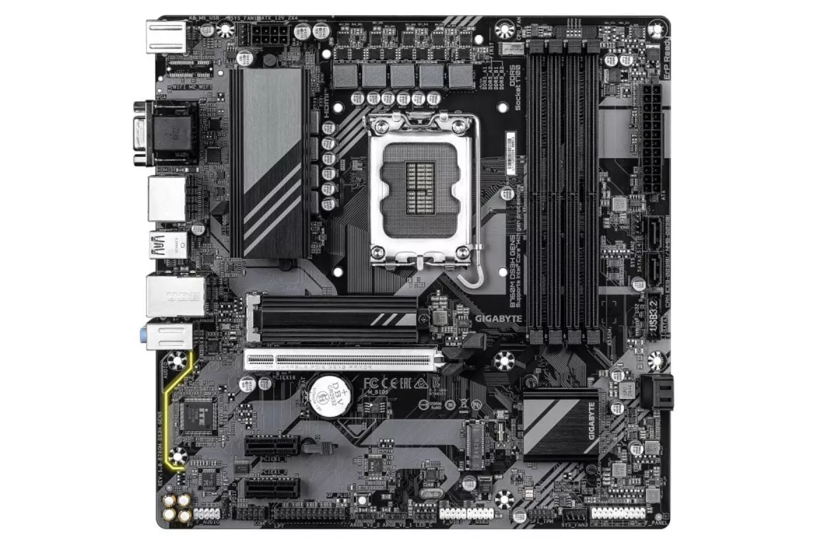 Placa Base GIGABYTE B760 Express LGA 1700 micro ATX B760M DS3H GEN5 DDR5 PCIe 4.0 2.5GbE