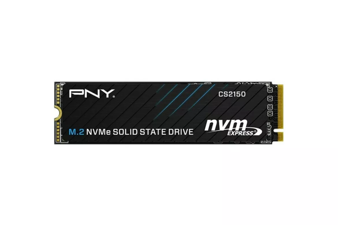 Disco Duro PNY 1 TB M.2 PCIe 5.0 10200 MB/s CS2150 NVMe Encriptacion Hardware