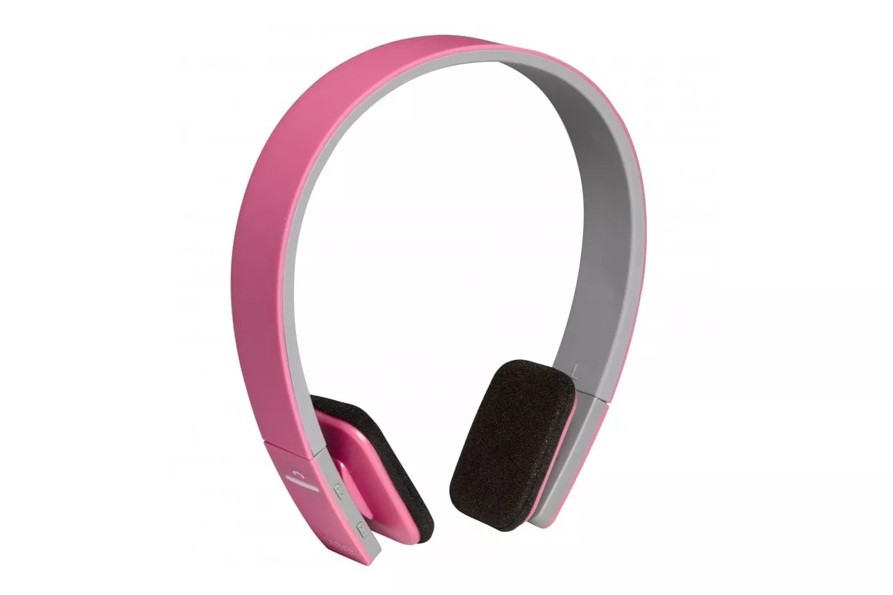 Denver BTH204 Auriculares Bluetooth Rosa