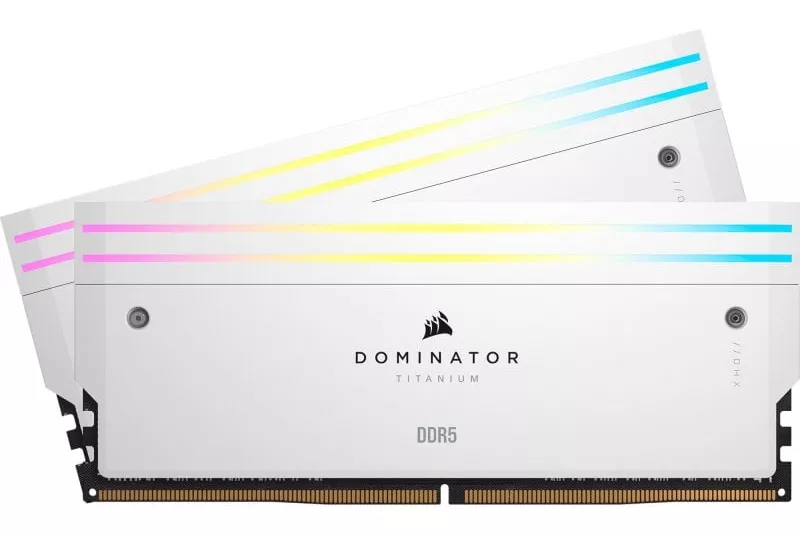 Corsair Dominator Titanium DDR5 6000MHz 32GB 2x16GB CL30 XMP Blanco