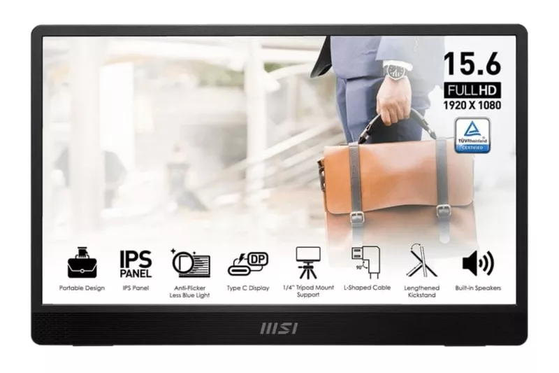 Monitor Portátil MSI PRO MP161DE 15.6