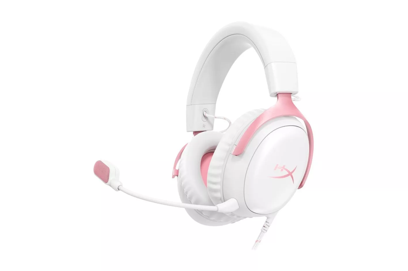 HyperX Cloud III Auriculares Gaming USB Blanco/Rosa