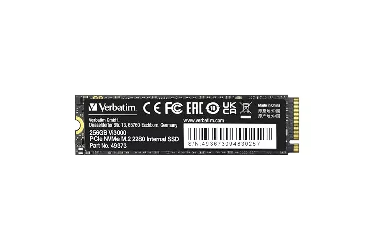 Verbatim - Vi3000 M.2 256 GB PCI Express 3.0 NVMe 