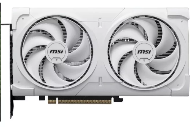 MSI GeForce RTX 5060 Ti VENTUS 2X OC WHITE PLUS 16GB GDDR7 Reflex 2 RTX AI DLSS4