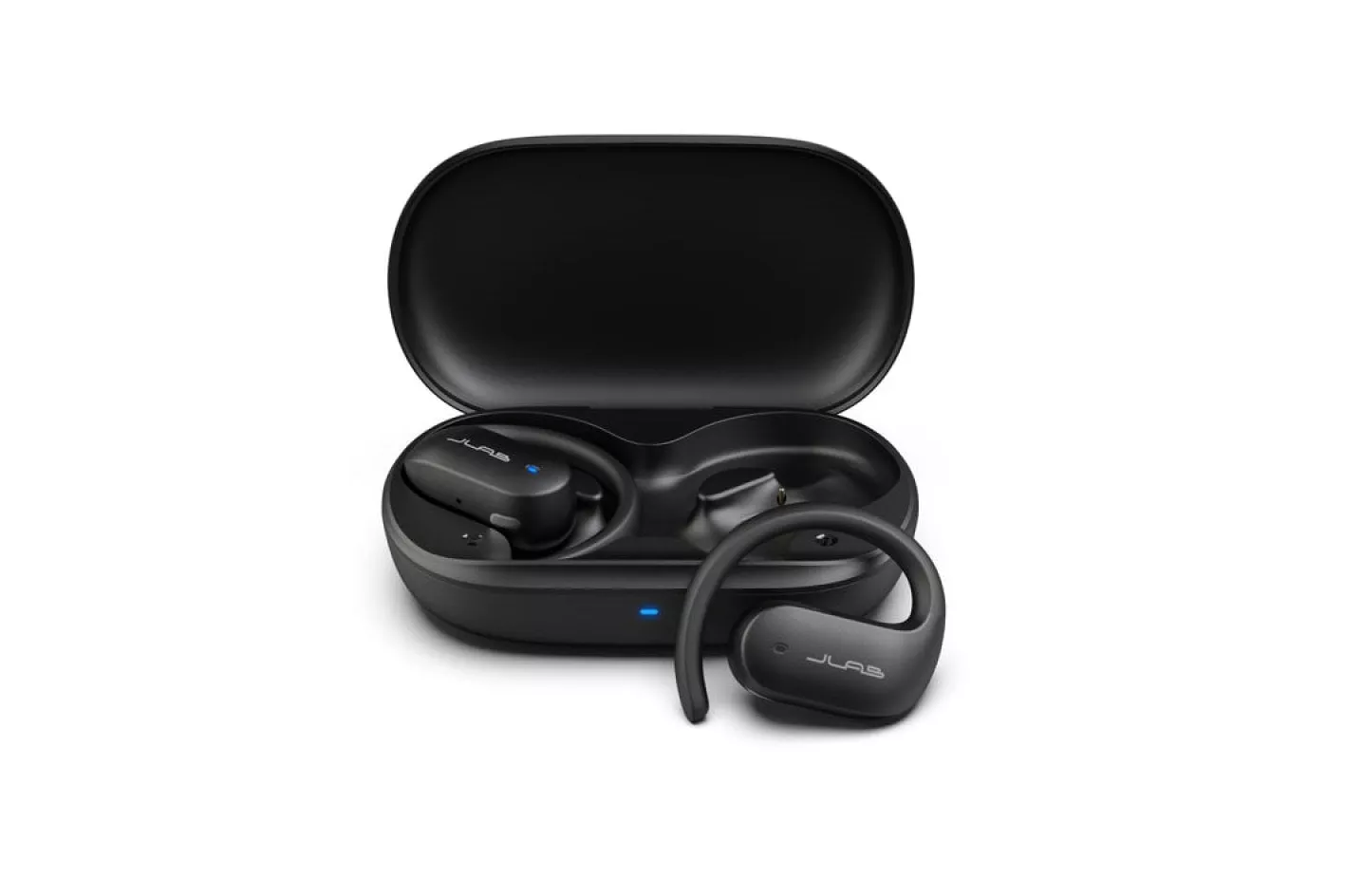 JLab Jbuds Open Sport Auriculares Inalámbricos Deportivos de Conducción Aérea Negros