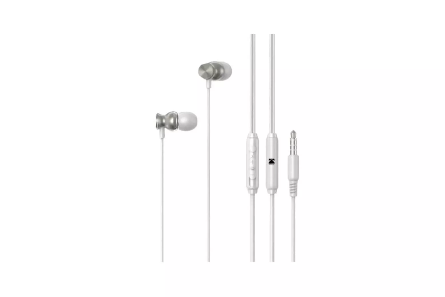 Kodak 170+ Auriculares Intraurales con Cable y Micrófono Blancos