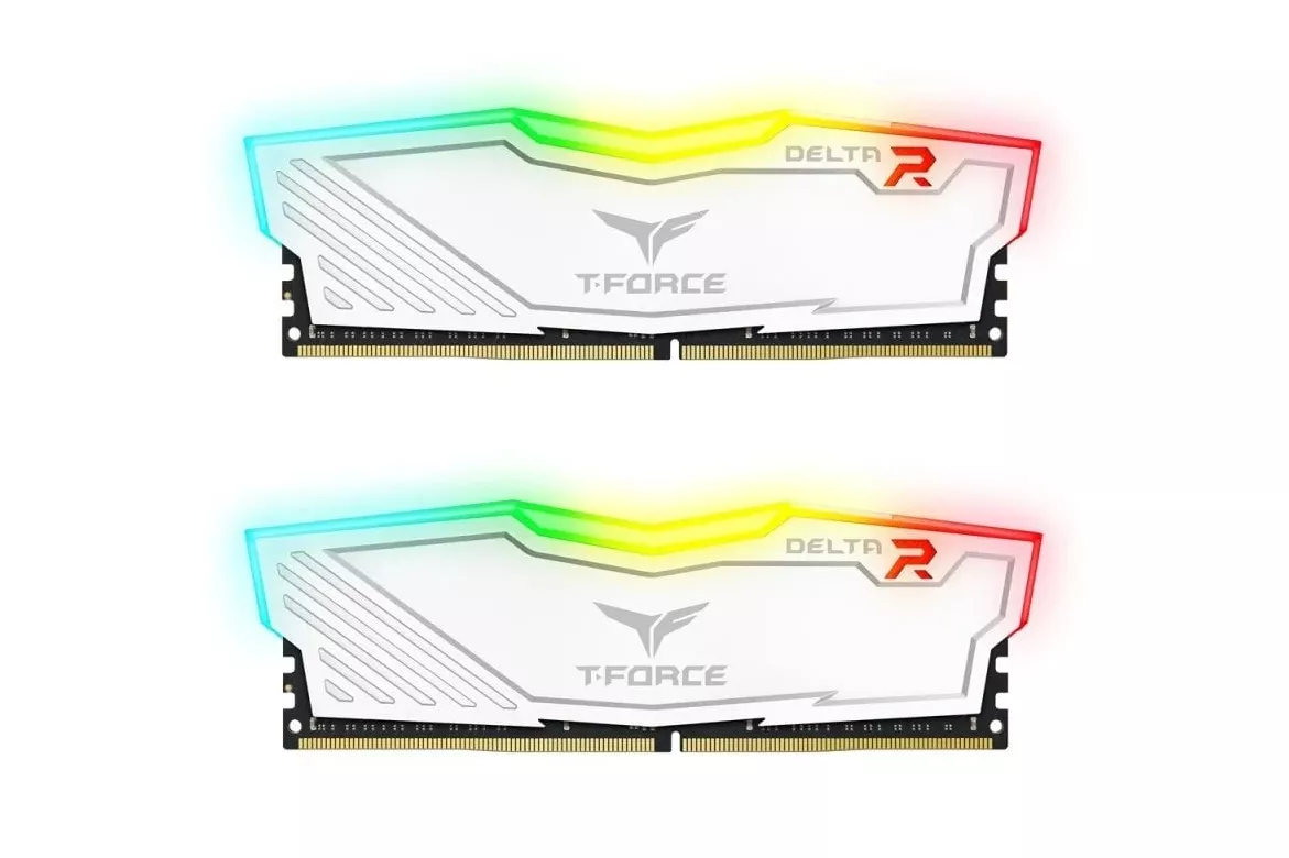 Team Group Delta RGB DDR4 3200 PC4-25600 64GB 2x32GB CL16 Blanco