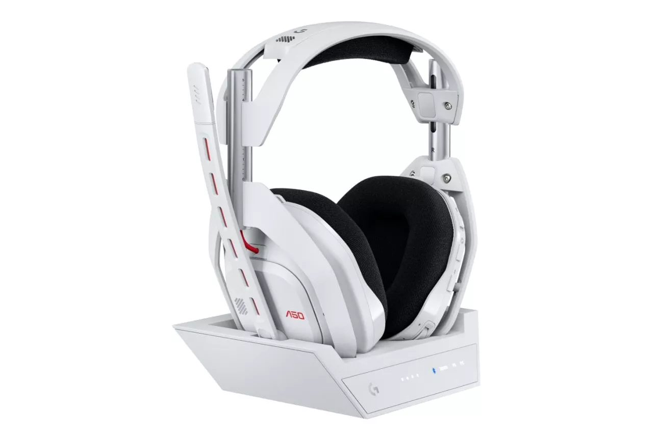 Logitech G Astro A50 Gen 5 Auriculares Gaming Inalámbricos Multiplataforma Blancos + Estación Base