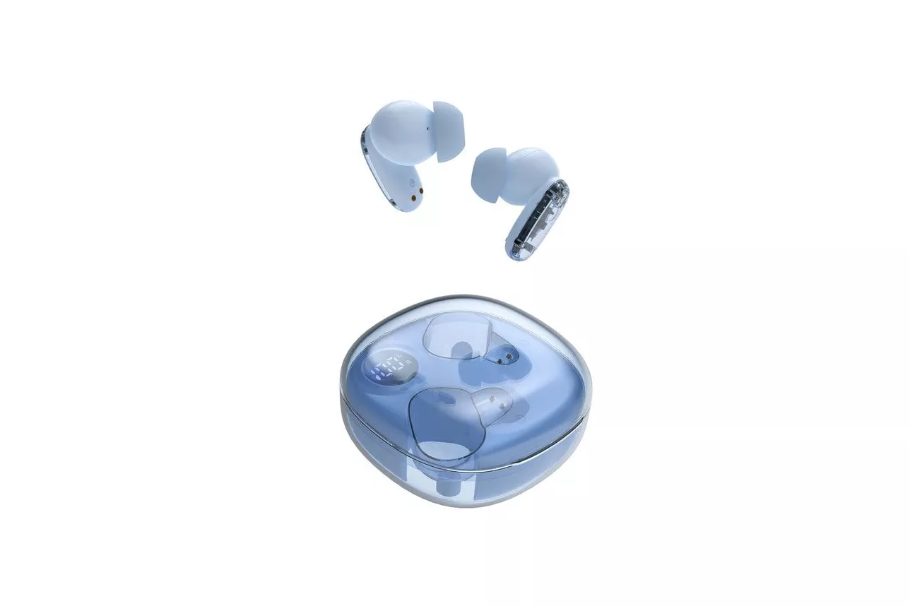 Mars Gaming Mhib2 Auriculares Bluetooth 5.4 Sonido Inmersivo 24 Horas Reproducción Estuche Azul