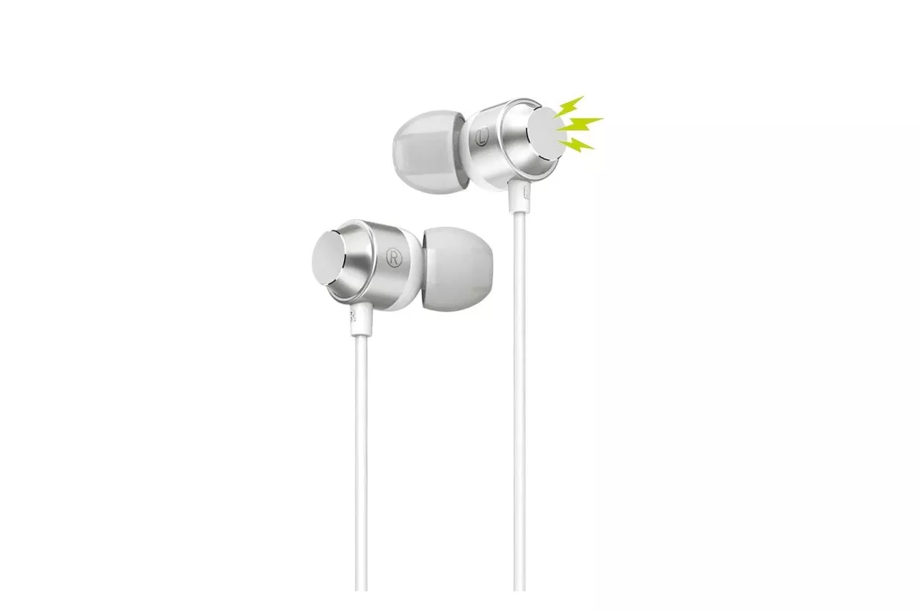 Muvit For Change M32 Auriculares Estéreo USB-C Magnéticos Blancos