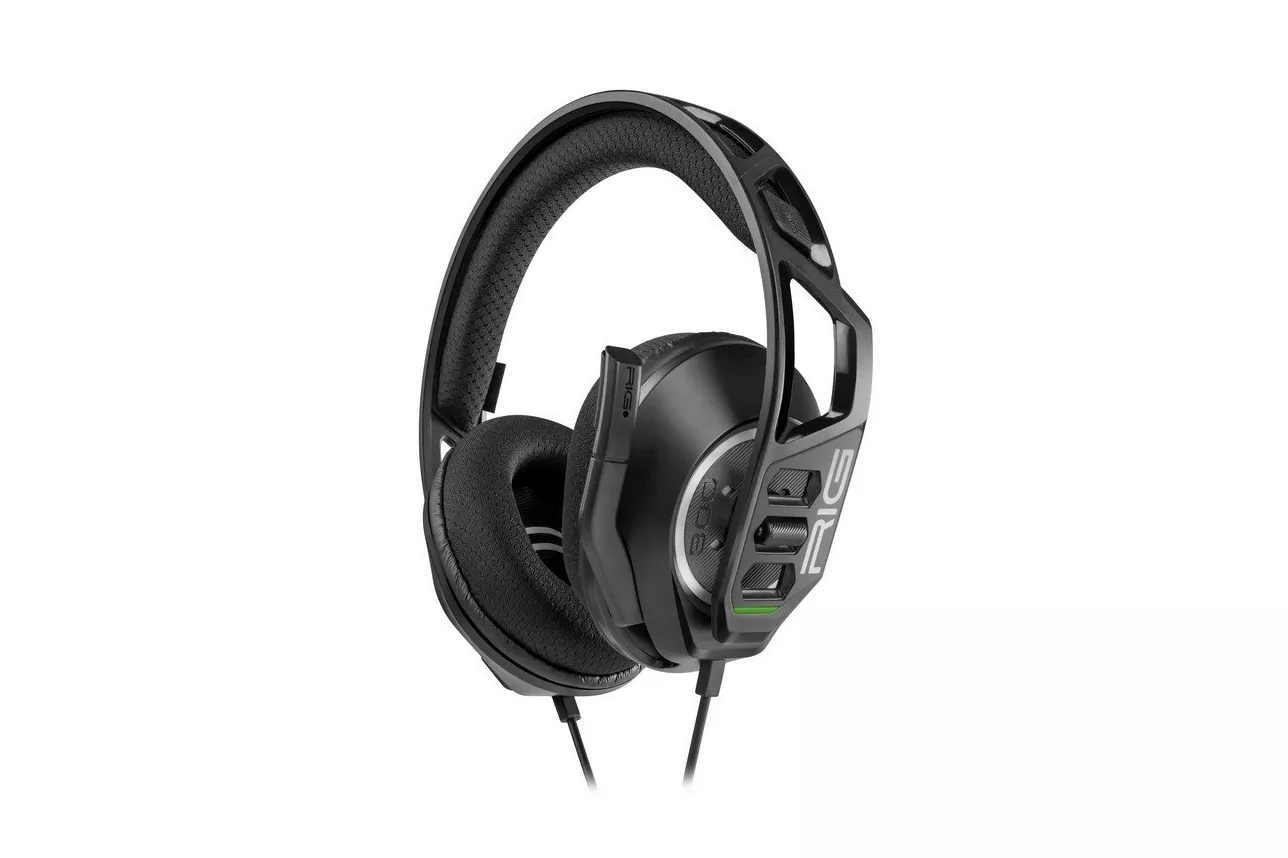 Nacon RIG Serie 300 PRO HX Auriculares PC/Xbox/PS4/PS5/Switch Gaming Negros