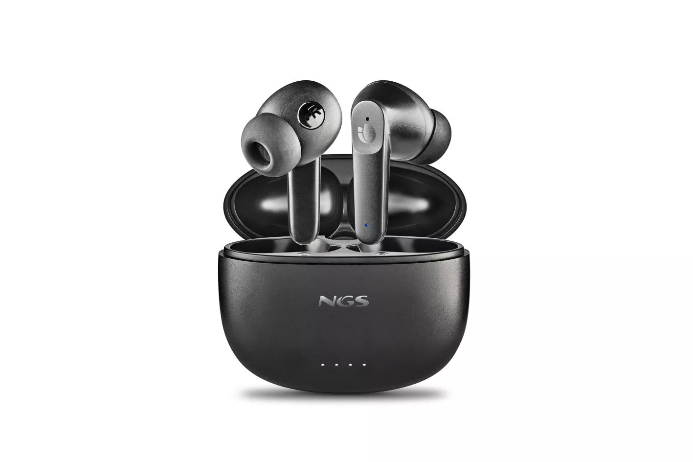 NGS Artica Hush Auriculares Bluetooth con Cancelación de Rudio Activa Negros