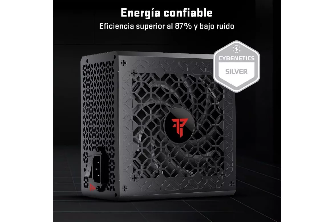 Tempest Pulse PSU 650W Cybenetics Silver ATX 3.1 Fuente de Alimentación Negra