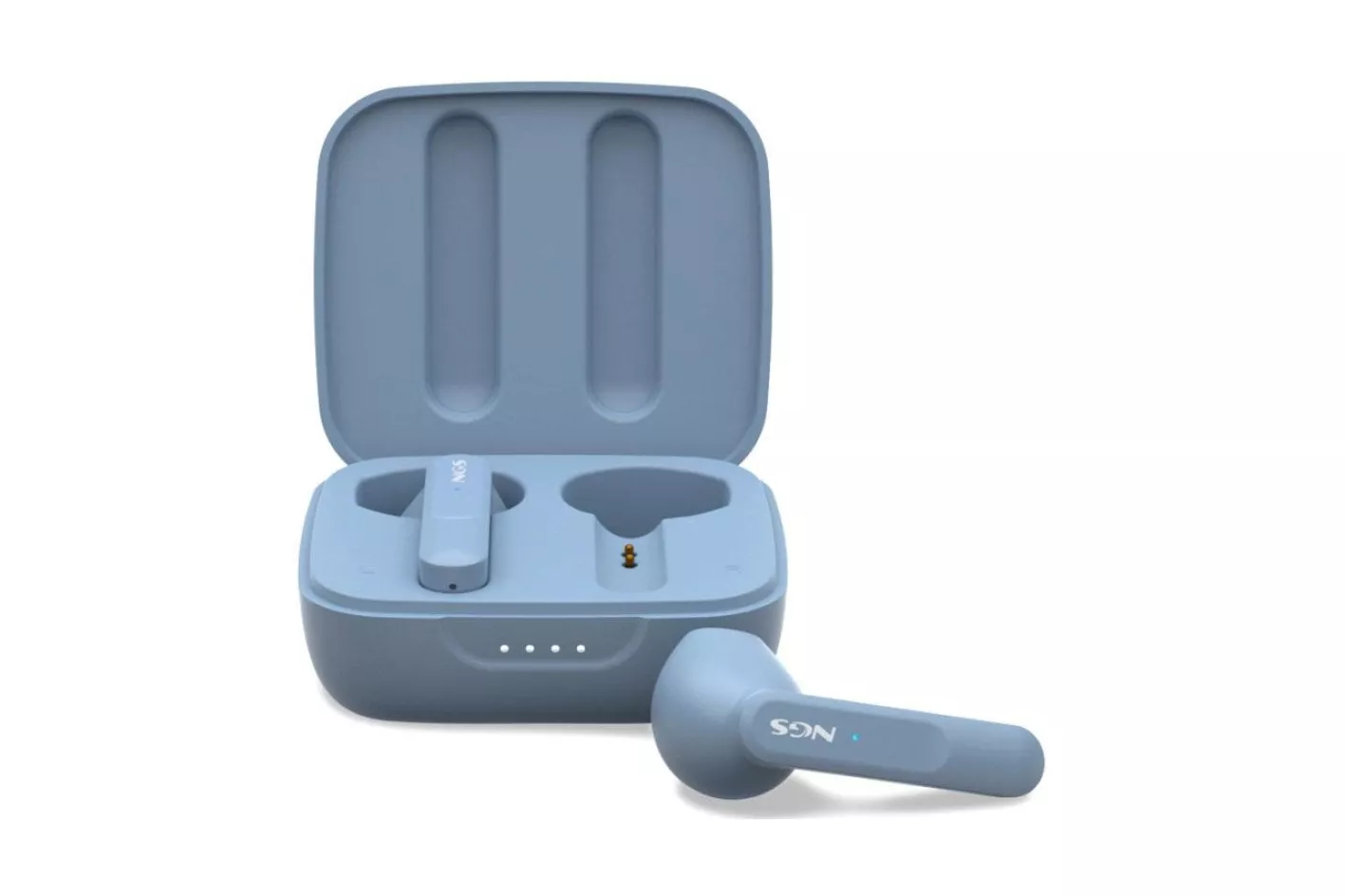 NGS Artica Move Rain Auriculares Inalámbricos con Estuchce de Carga y Bluetooth 5.3 Azul