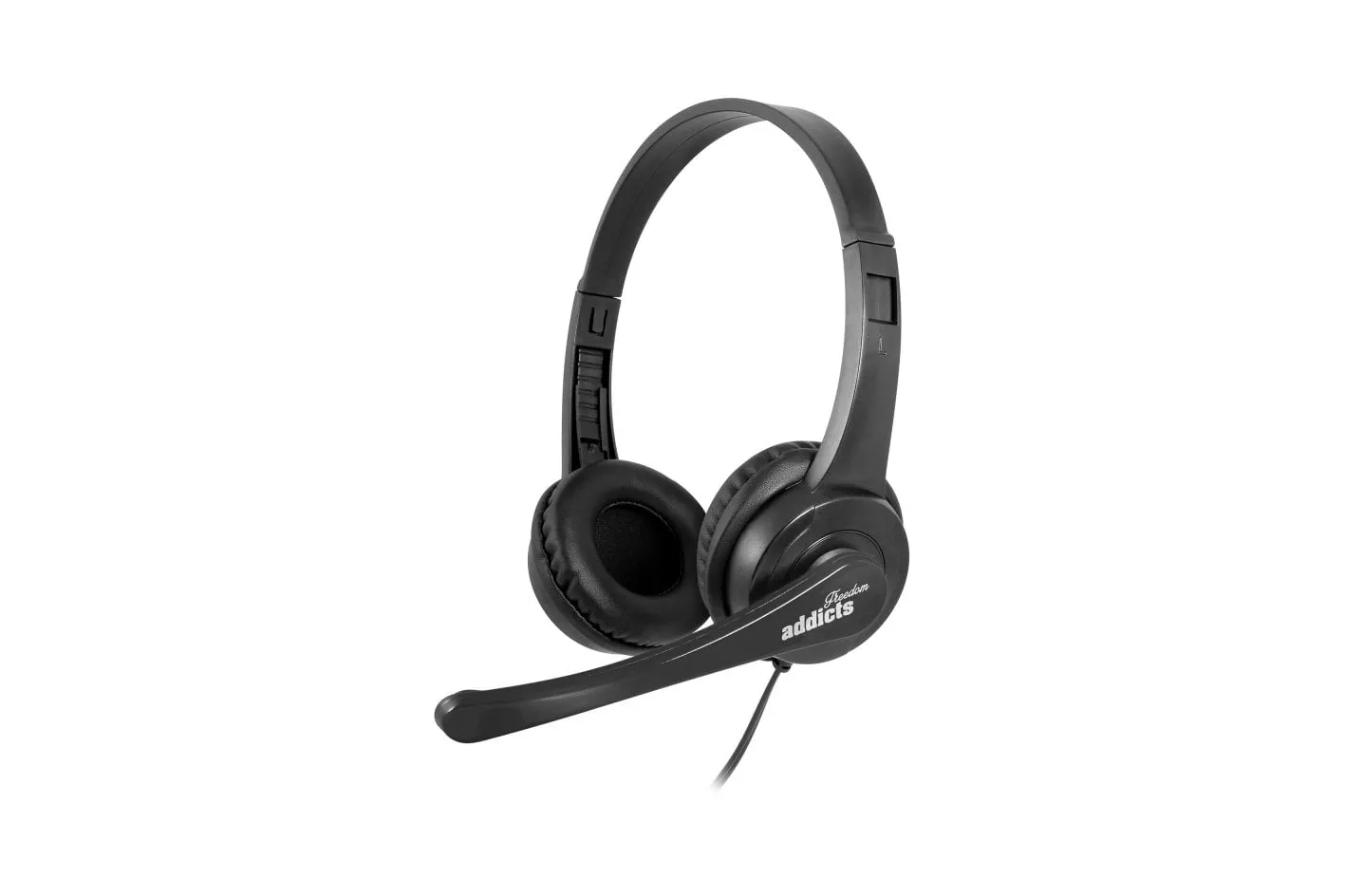 NGS VOX505USB Auriculares USB con Micrófono Negros