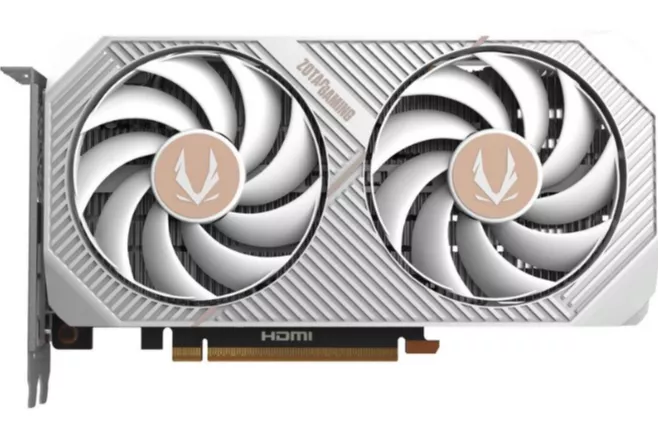 ZOTAC GAMING GeForce RTX 5050 Twin Edge OC White Edition 8GB GDDR6 Reflex 2 RTX AI DLSS4