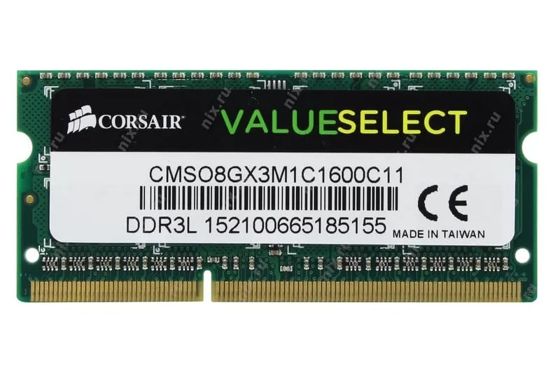 Corsair Value Select DDR3 1600 PC3-12800 8GB CL11