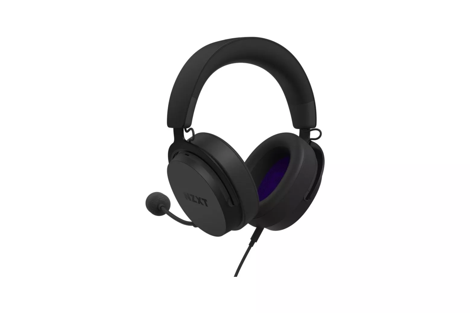 Auriculares NZXT con cable Hi-Res Gaming Micrófono desmontable negro