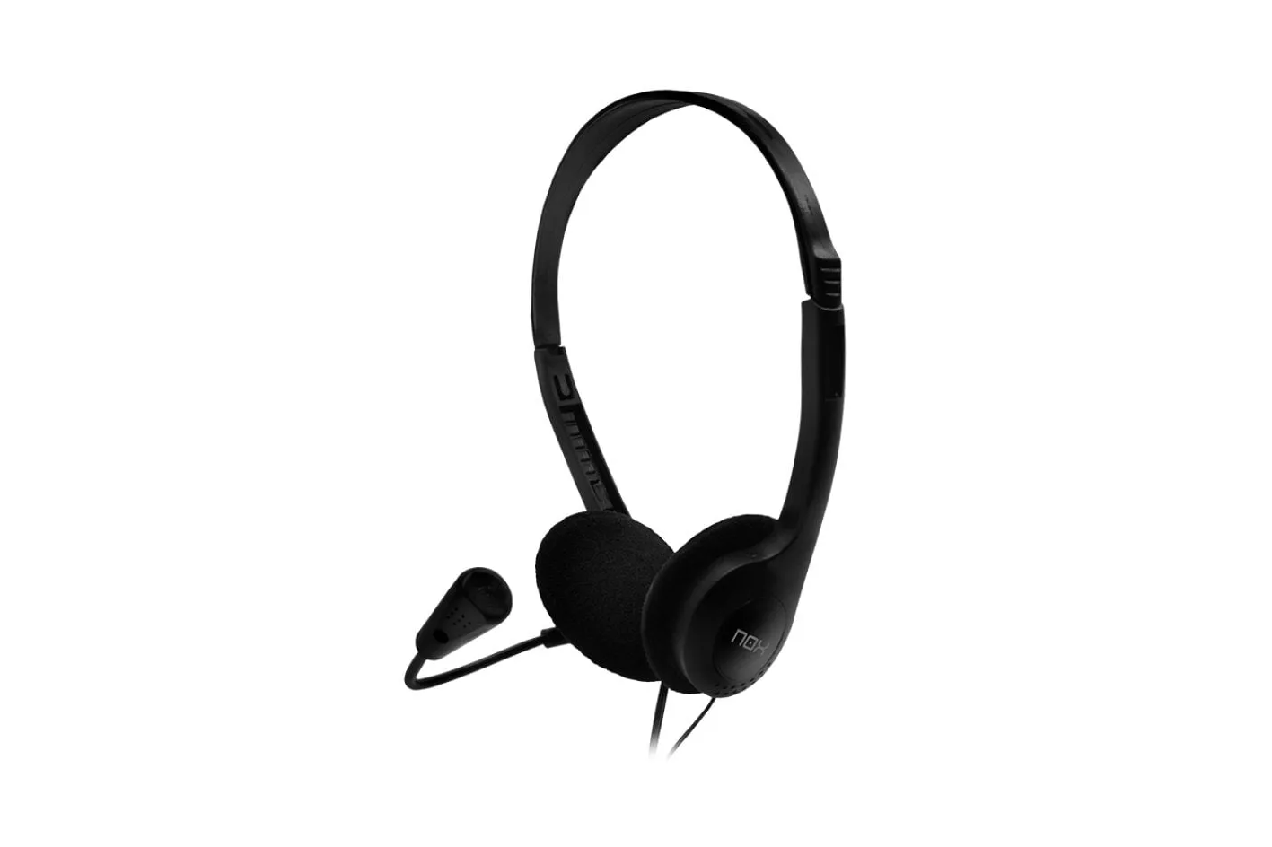 NOX Voice One Stereo Auriculares con Micrófono Negros