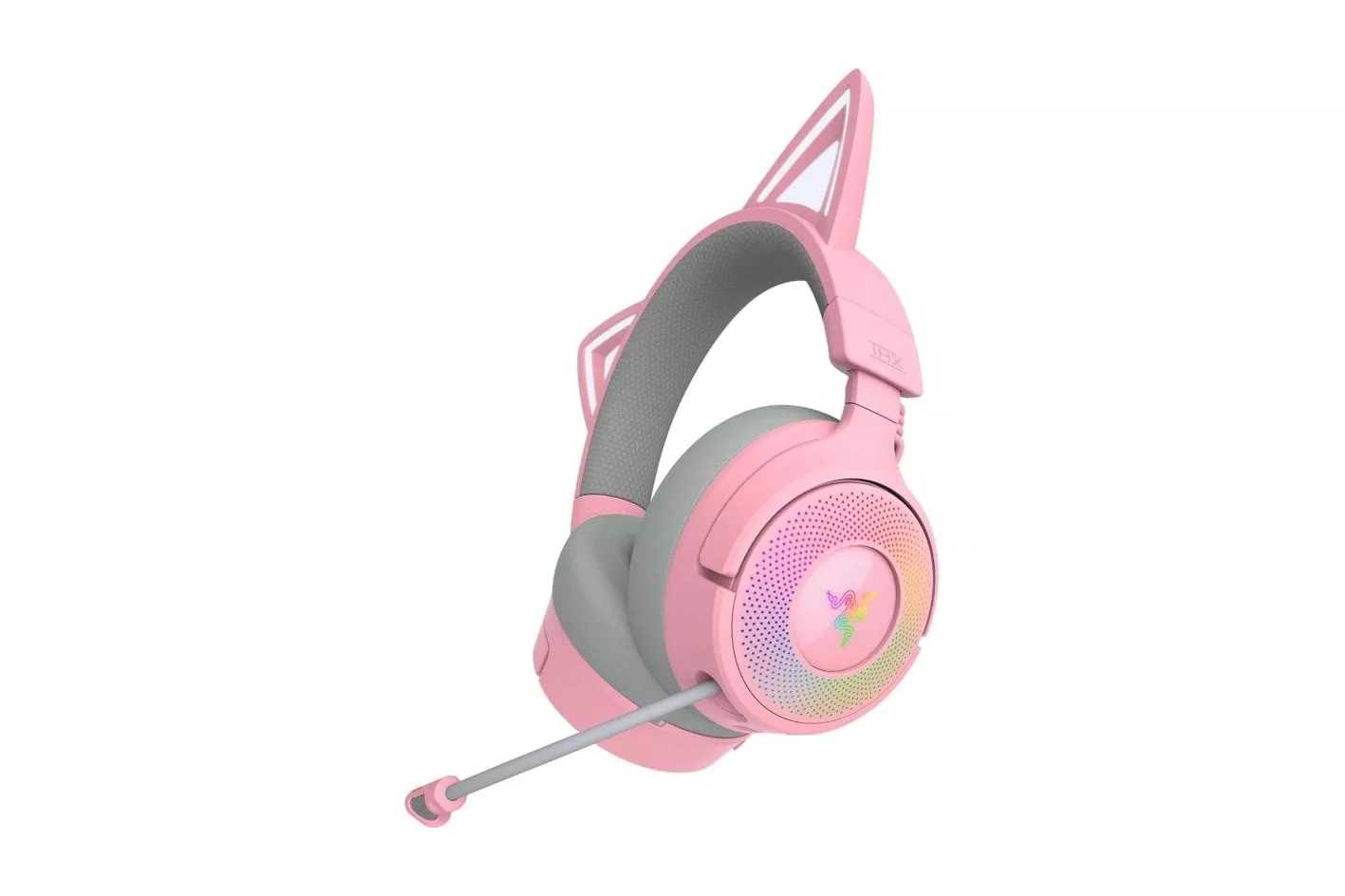 Auriculares Gaming Razer Kraken Kitty V3 Pro inalámbricos HyperSpeed y Bluetooth con orejas RGB y micrófono Quartz