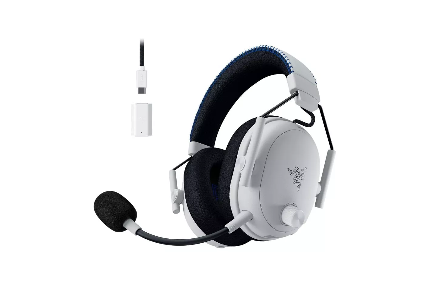 Auriculares Razer BlackShark V3 Pro for PlayStation inalámbricos con Cancelación de Ruido Blancos