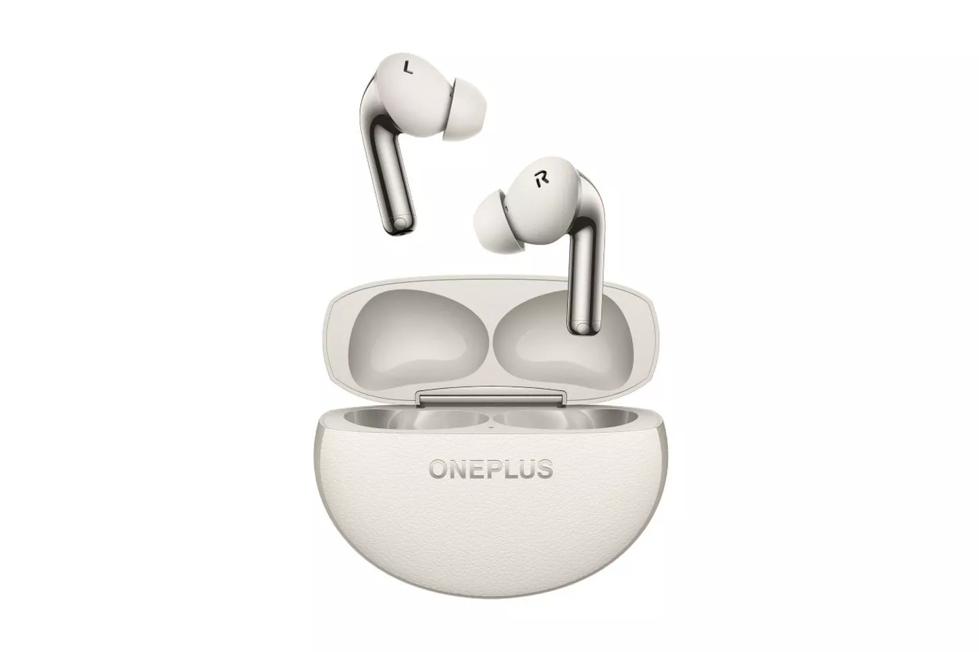 OnePlus Buds Pro 3 Auriculares Bluetooth con Cancelación de Ruido Adaptativa Resplandor Lunar