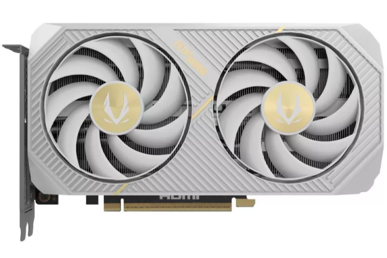 Tarjeta gráfica ZOTAC GeForce RTX 5060 Ti Twin Edge OC 16GB White Edition