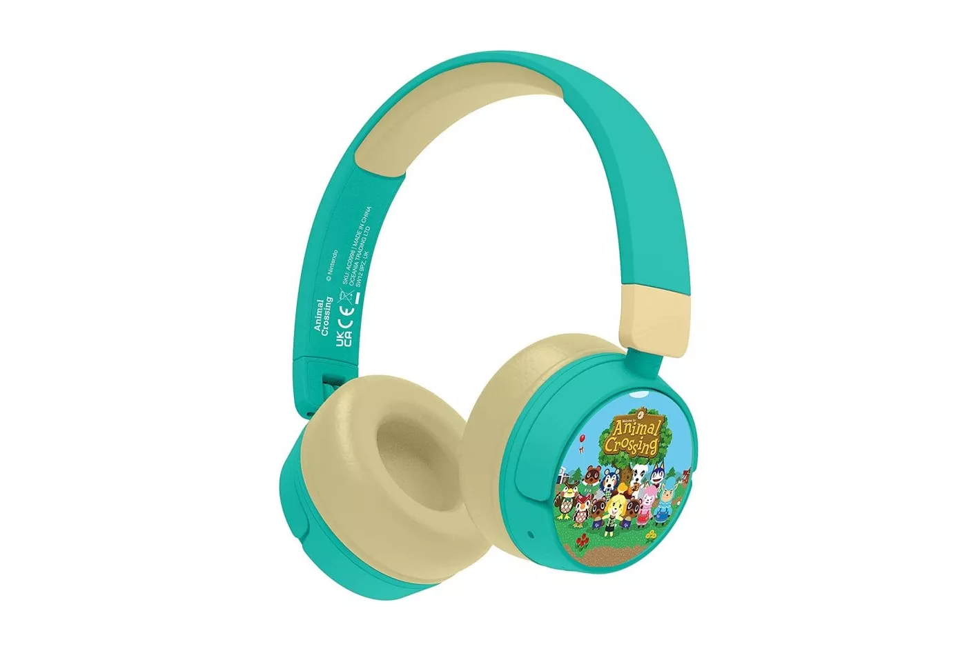 OTL Technologies Animal Crossing Auriculares Infantiles Inalámbricos Plegables