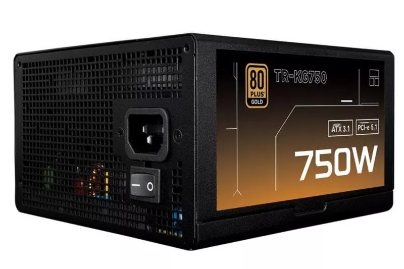 Fuente de Alimentación Thermalright 750W 80 Plus Gold KG-750 Full Modular Negra