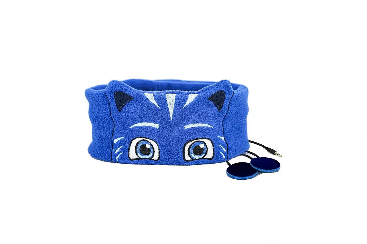 OTL Technologies Auriculares Infantiles Planos con Banda Ajustable Lavable Gatuno Pjmasks Catboy