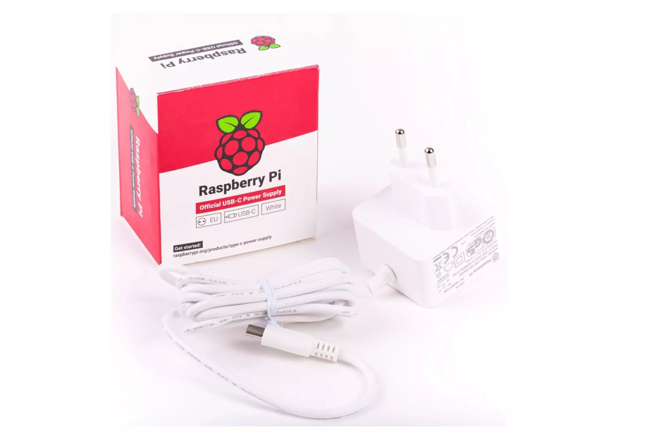 RPI4 PSU EU WHITE BULK, Fuente de alimentación